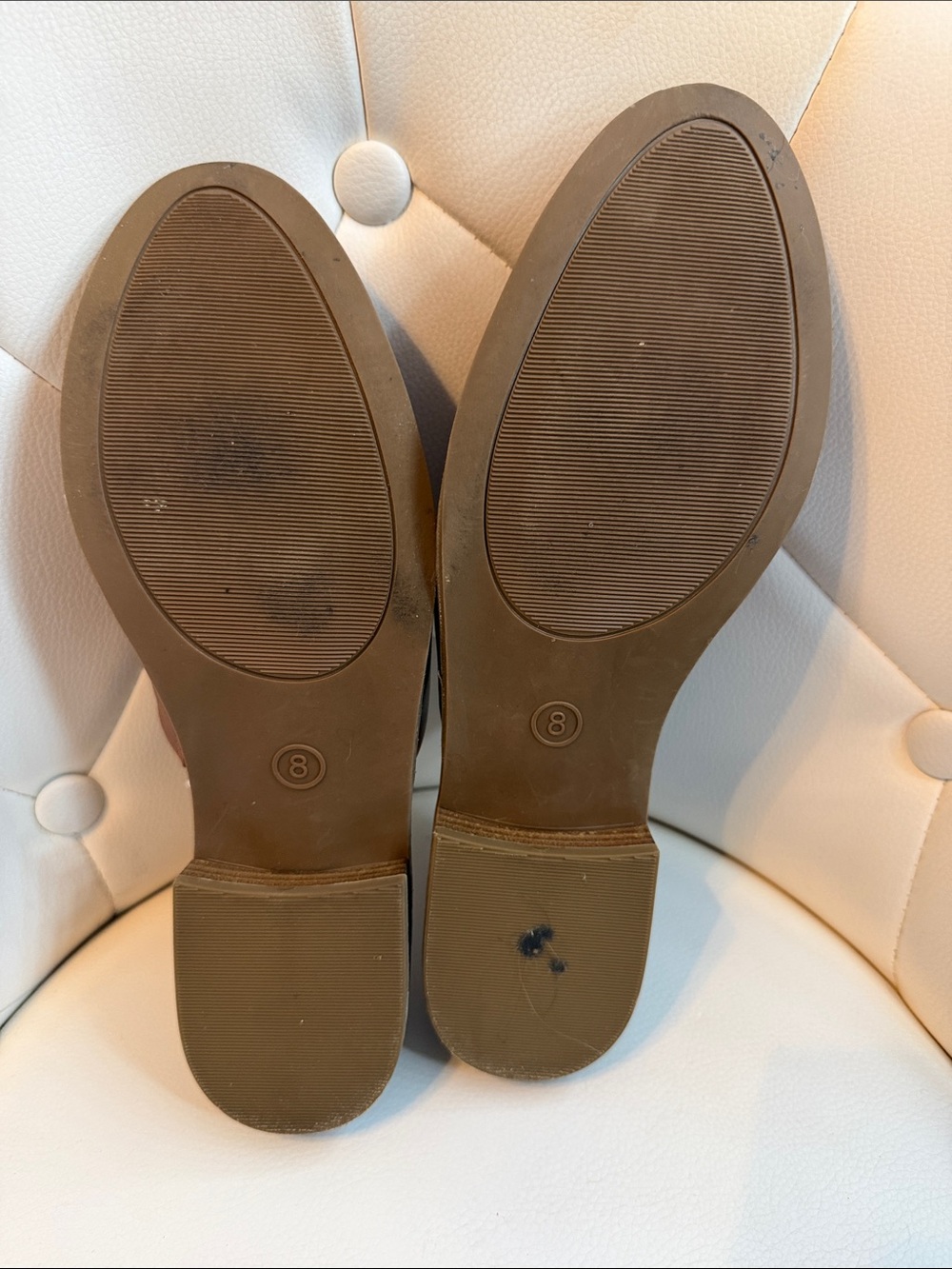 Universal Thread Brown Leather Slip-On Mules - Picture 2 of 5